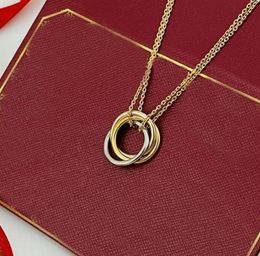 2023 Designer Nail Ring Luxury Jewelry Midi Necklaces For Women Titanium Steel Alloy Gold-Plated Process Fashion Necklaces Accessories Never Fade Not Allergic