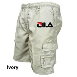 Men's Shorts Fashion Cargo Short Men's Drawstring GYM Shorts Men Tactical Short Pants Summer Beach Pants Casual Jogging Shorts Loose Pants 230317