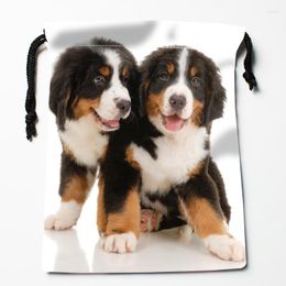 Storage Bags Funny Dog Drawstring Custom Printed Receive Bag Size 18X22cm
