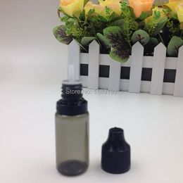 perfume bottle 2000pcs15ml PET Bottle Recycling Child Tamper Proof Black 15ml Plastic Bottles With Caps