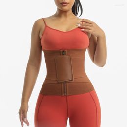 Women's Shapers Women Waist Trainer Workout Belt Abdomen Belly Slimming Corset Modelling Strap For Weight Loss Bandage Wrap Faja Colombiana