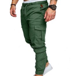 Mens Pants Mens Sweatpants Light Weight Pants Plus Size Men Casual Solid Colour Waist Drawstring Multi Pockets Long Cargo Pants Weight Pan 230317