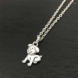 Chains Puppy Necklace Dog Charm Jewellery Cute Pet Animal Lover Gift