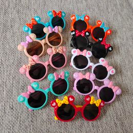 Lovely Mouse Factory Eyewear Round Mice Frames With Bowtie Kids Size Fashion Sunglasses