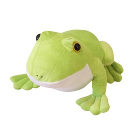 Nice 1pc 32cm/40cm Fun Creative Doll Real Life Bounce Frogs Plush Toy Stuffed Soft Animal Baby Toys For Kids Girls Birthday Gift
