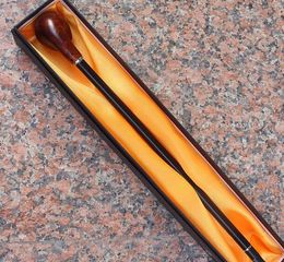 Classic Long Rod Smoking Pipe Wooden Cigarette Holder Creative Philtre Tobacco Pipe for Gift Wholesale