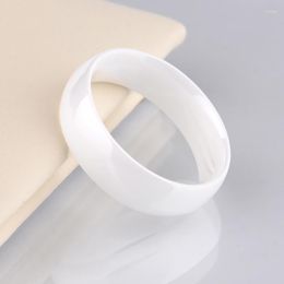 Wedding Rings Arrival High Quality White Hi-Tech Ceramic Dome Band Ring For Woman's Gift Engagement 3.5mm/6mm Width Size 5-12