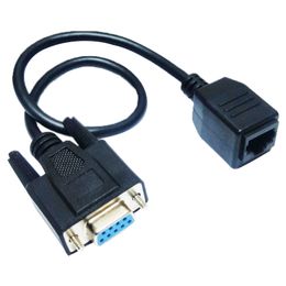 Network Serial Port Line DB9 Female To RJ45 Female Head Line RJ45 Cable DB9 To RJ45 8P8C Serial