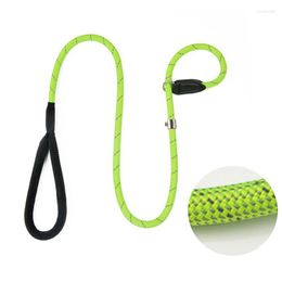 Dog Collars Reflective Slip Rope Leash Lead Collar 2 In 1 No Pull Mountain Climbing Pet Training Walking For Medium Large