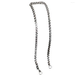 Chains Franco Chain Stainless Steel Simple Style All-Match Men Necklace Delicate Fashionable Flexible Necklaces Christmas Boys