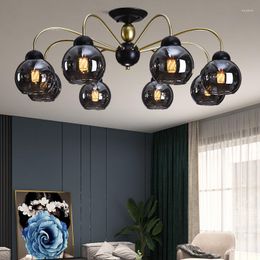 Pendant Lamps Living Room Chandelier Simple Modern Art Atmosphere Creative Bedroom Lamp Nordic Restaurant Decoration