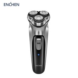 Electric Shavers ENCHEN BlackStone Shaver Razor Men Type-C Rechargeable Shaving Beard Machine Intelligent Control Travel Lock 100% 230317