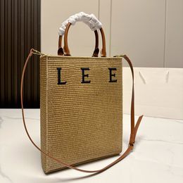 Fashion 2023 Straw Totes Bag Women Designer Bags Large capacity Handbag Letter Embroidery Shopping Bag tote