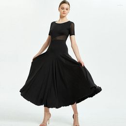 Stage Wear Modern Dance Practice Dress Sexy Women Ballroom Competition Big Swing Waltz Dancing