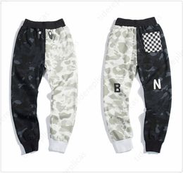 Sports Cargo Pants Designer Pants Shark Colorblock Trousers Sweatpant Sweatpants Jogging Oversized Colour Pocket Printed Camo Luminous Sta 125