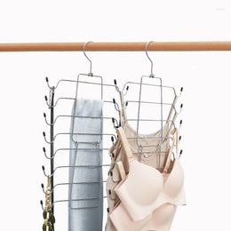 Hangers Hanger Tank Tops Camisole Space Saving Bra Organizer Metal Folding Closet For Bathing Suits Strappy Dress