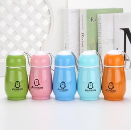 4 Colors 10oz Stainless Steel Tumblers Small Water Bottles Cup Travel Vehicle Beer Mugs Vacuum Insulated Double Wall Cup NEW