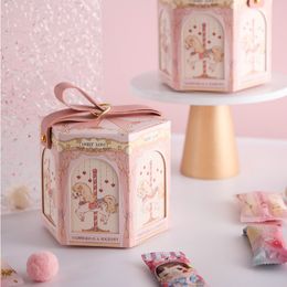 12PCS Enchanting Carousel Gift Box for Treats n Favors The Perfect Touch of Whimsy for Your Baby Shower Celebration Gift Package Little Things Holder Birthday Ideas