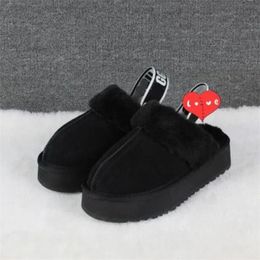 Top quality man women increase snow slippers Soft comfortable sheepskin keep Warm slippers Girl Beautiful gift free transshipment hot Cotton slippers