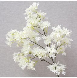 Decorative Flowers 90cm Long Artificial Cherry Blossom Flower Simulation Sakura Branch Pography Take Po Props 6 Colour