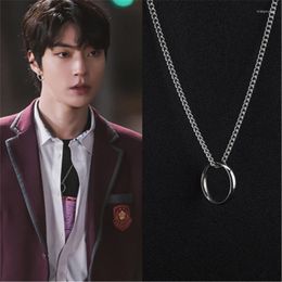 Chains Korean Drama True Beauty Same Style Simple Circle Temperament Elegant Trendy Lovely Retro Uniquechain HighQuality Sweet Girl