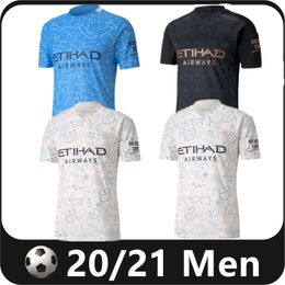 Retro HAALAND soccer jerseys 20 21 DE BRUYNE PHILLIPS MANS CITIES GREALISH STERLING FERRAN MAHREZ MANCHESTERS FODEN 2021 men football shirt uniforms