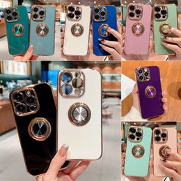 New Luxury Phone Magnet Case For iPhone 15 14 13 12 11 Pro Max XS XR X S 7 8 Plus 12Pro iPhone13 iPhone12 Full Cover With Ring Holder