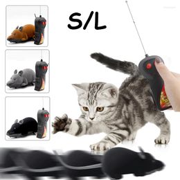 Cat Toys Wireless Funny Plush Mouse Mechanical Motion Rat Remote Control Kitten Pet Supplies