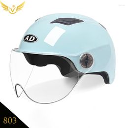 Motorcycle Helmets Helmet Design Open Moto Sports Smart Bicycle Men Electric Scooter Woman Summer Kart Cross Visor Moped Safety