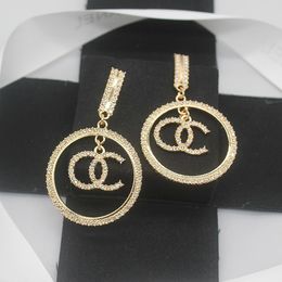20 Style Designer Earrings Stud Brand Letter Women Crystal Rhinestone Pearl Earring Wedding Party Gift Jewellery Accessories