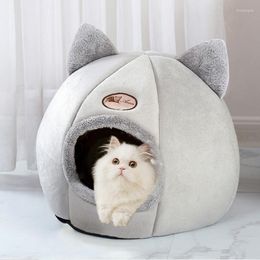 Cat Beds Winter Bed Little Mat Basket Small Dog House Products Pets Tent Cosy Cave Indoor Deep Sleep Comfort In Home