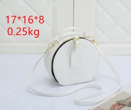 Fashion Designer Round Bag Cake Leather Shoulder Crossbody Bag Nano Handbag Clutch Women's mobile phone camera purse