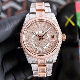 Diamond Watch Mens Watch Automatic Mechanical Watch Ladies Wristwatch Montre de Luxe Stainless Steel For Men Fashion Wristwatches 42mm shinny