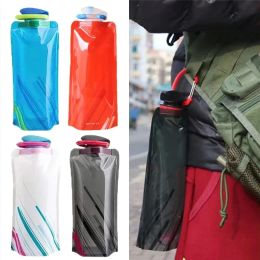 bottle Portable Folding Sports Water Bag Ultralight Duckbill Foldable Water Bottles Soft Flask Bottle Outdoor Hiking Camping Waters Bucket