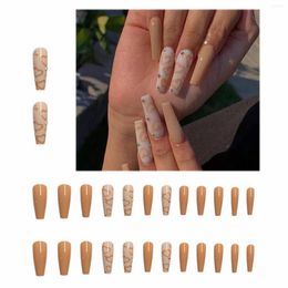 False Nails Long Ballet Coffin Wear Nail Enhancement Products Are Easy To Glue With And Design