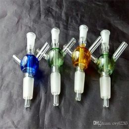 Hookahs Color ball tee , Wholesale Glass Bongs Accessories, Glass Water Pipe Smoking,