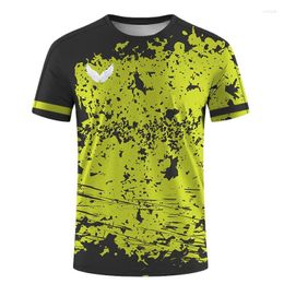 Men's T Shirts Tennis Badminton Summer Fashion Printing Sports Casual Men And Women Loose Simple Sell Short Sleeve Round Neck T-shirt Tops