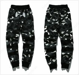 Sports cargo pants designer pants Shark colorblock Trousers sweatpant sweatpants jogging oversized Colour Pocket Printed Camo luminous star a1