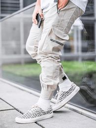 Men's Pants Men Joggers Harem Multi Pockets Streetwear Hip Hop Sweatpants Harajuku Spring Casual Cargo Pant Trousers
