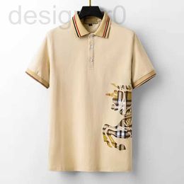 Men's Polos Designer Summer Tees Polo T-Shirt Letters Print Short Sleeves Original Luxury Men Hip Hop Tee Plus Over Size XL 2XL 3xl 8UJ5