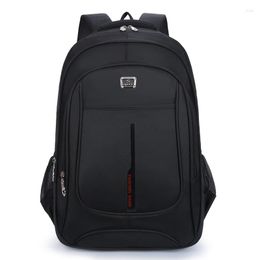Backpack 2023 Male Large Business Men Oxford School Shoulder Bags Laptop Waterproof