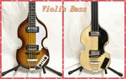 Sunburst Hofner 4 Strings Electric Bass Guitar Violin BB2 Icon Series Chrome Hardware