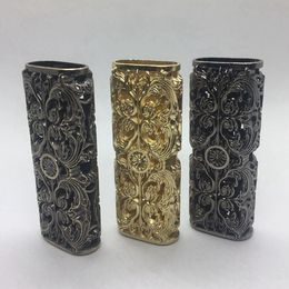Latest Colourful Smoking Metal Alloy ED1 Lighter Casing Case Shell Protection Sleeve Portable Sheath Innovative Design Dry Herb Tobacco Cigarette Holder