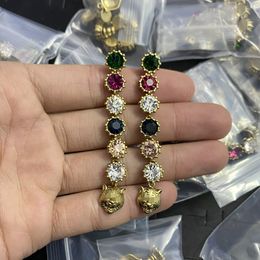 Luxury Gold Stud Earrings Designer For Women Hoop Earrings Stud Letter Earrings Jewellery With Box Set Valentine Day Gift Engagement GE-0117