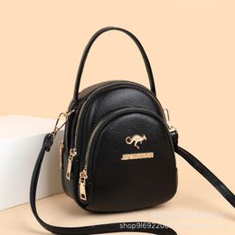 Evening Bags Women Bag Multi-layer Small Single Shoulder Crossbody Versatile Mobile Phone Luxury Lady Cute Side Purse Messenger