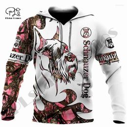 Men's Hoodies & Sweatshirts PLstar Cosmos 3Dprinted Est Schnauzer Dog Harajuku Streetwear Unique Funny Unisex Casual Sport Hoodies/Sweatshir