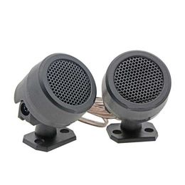 Portable Speakers 1 Pair Universal High Efficiency Mini Dome Tweeter Loudspeaker 500W Loud Speaker for Car Audio Sound Speakers Z0317