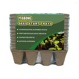 Planters 1 Set Plant Start Tray Attractive Practical Good Absorption Planting Pot Anti-deform