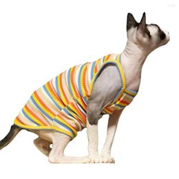 Cat Costumes Sphynx Clothes Vest Baby Cotton Soft Summer Sleeveless Thin For Devon Cornish