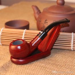 Hookahs MINI WOOD bucket, red dot apple, solid wood red sandalwood, detachable Philtre cleaning cigarette set.